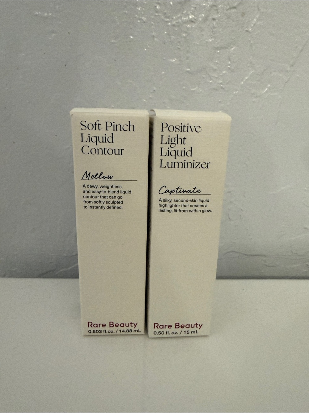 NIB Rare Beauty Soft Pinch Liquid Contour & Positive Light Liquid Luminizer